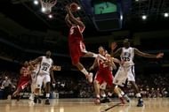 Wisconsin Badgers go up against the Xavier Musketeers at the Taco Bell Arena on March 22, 2009